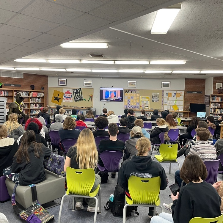 AfftonHS's tweet photo. Today Bosnian American Studies class invited other classes to join them in welcoming Ambassador Sacribey via Meet. #afftonlearns https://t.co/bDS96rEHsK