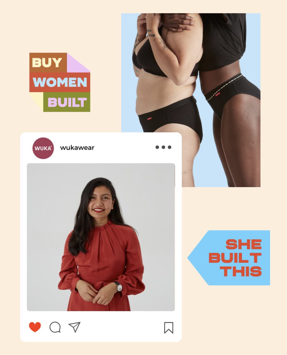BuyWomenBuilt's tweet photo. Did you know…#SheBuiltThis 💪 
Meet Ruby Raut of @wukawear, a Nepali woman who turned her traumatic period experience into a mission for sustainable menstrual products. Read more about Ruby at https://t.co/Kmv0f3ck5i ❤️#BuyWomenBuilt #FemaleEntrepreneur https://t.co/trRgJJaUmn