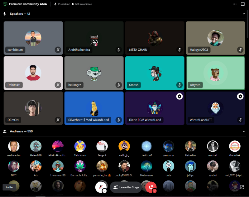 WizardLand's first AMAs on Discord! Reach 550++ Wizard Join this event!  🧙‍♂️🪄