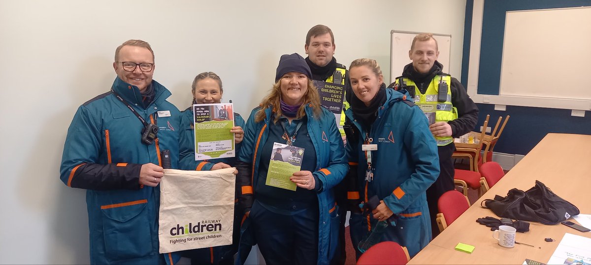 GaynorLittle's tweet photo. Today we have spent the day with staff from @BTPLancs @AvantiWestCoast @TPExpressTrains @northernassist putting them through their paces at @RailwayChildren Exploitation Escape Room activity. Winners Sean & Steve! Great feedback from all! #helpjack #safeguardingontransport https://t.co/U4x4TBAEdL