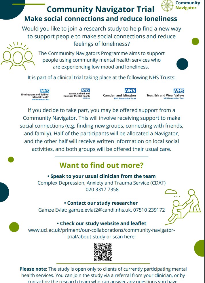 ByYrSide's tweet image. #CommunityNavigators #MentalHealth #Camden #Islington #SocialPrescribing #PeerSupport #Community #LXP