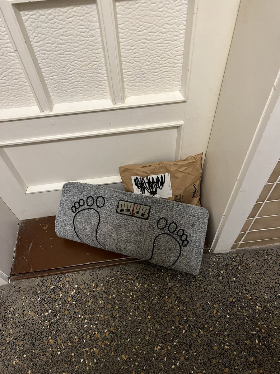 Bringmiressen's tweet photo. "Paket ist unter der Fußmatte."
Amazon hat sich mal wieder selbst übertroffen. 😂 https://t.co/N3aG582L7A