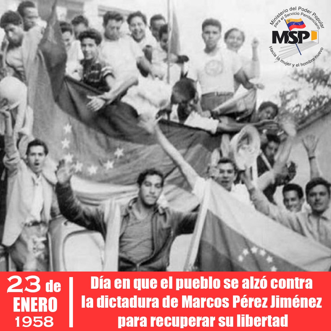mirelct's tweet photo. Hoy 23 de enero el pueblo Venezolano toma las calles con el espíritu vivo revolucionario y enaltece las banderas de lucha por defender la soberanía, la paz, la expansión de la protección social, ampliar el poder popular y consolidar nuestra Patria Grande!

#ConMaduroVamosPaLante https://t.co/gllE2IzXvN
