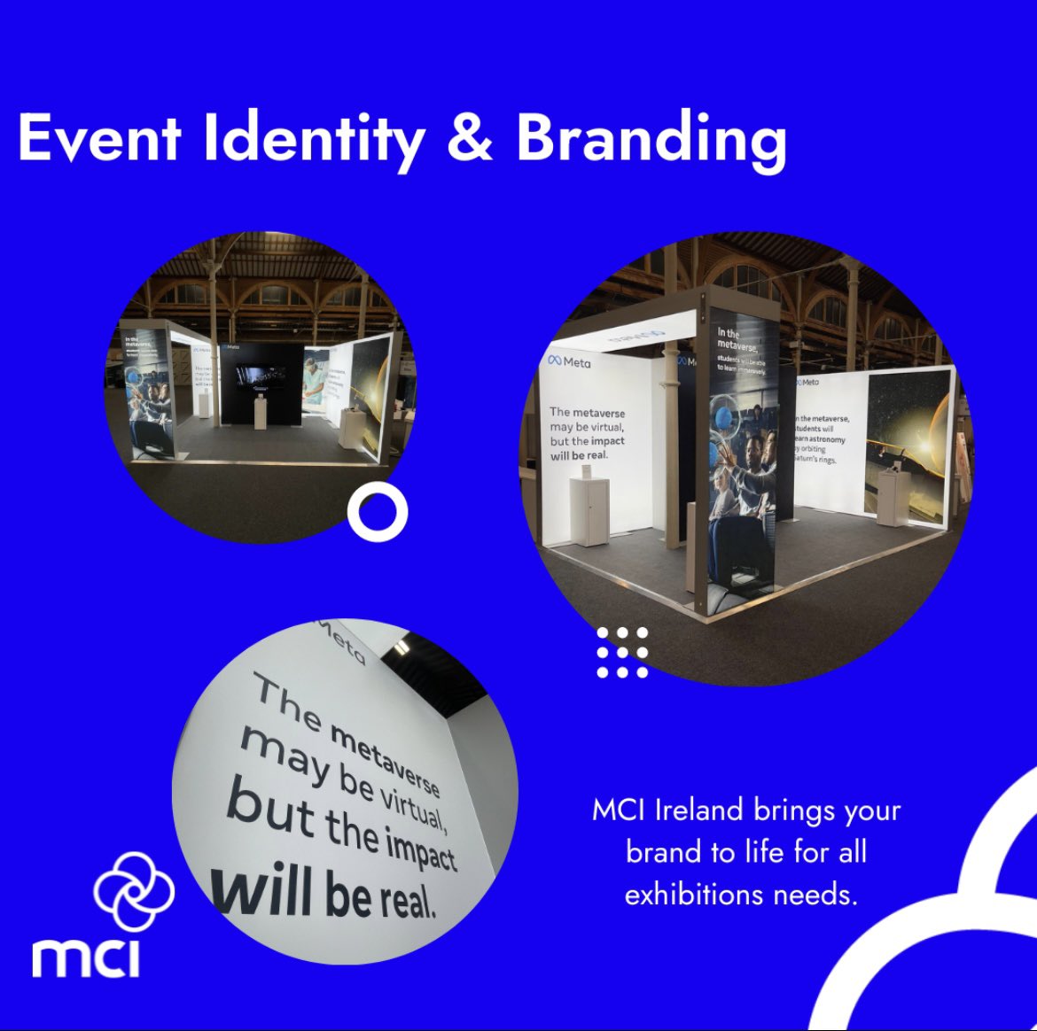 MCIIreland's tweet photo. #Swipe to see What We Can Do for you! Our experienced team, trusted partners and creative collaborators can bring your brands vision to life to create truly memorable event experiences!

Get in touch with us today for all your Event Identity &amp; Branding needs!!

#TomorrowsPeople https://t.co/aWn3PnMZq0
