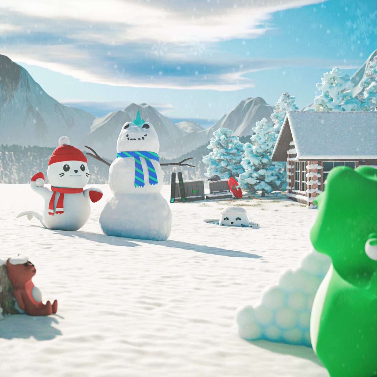 Froggy Friends tweet media