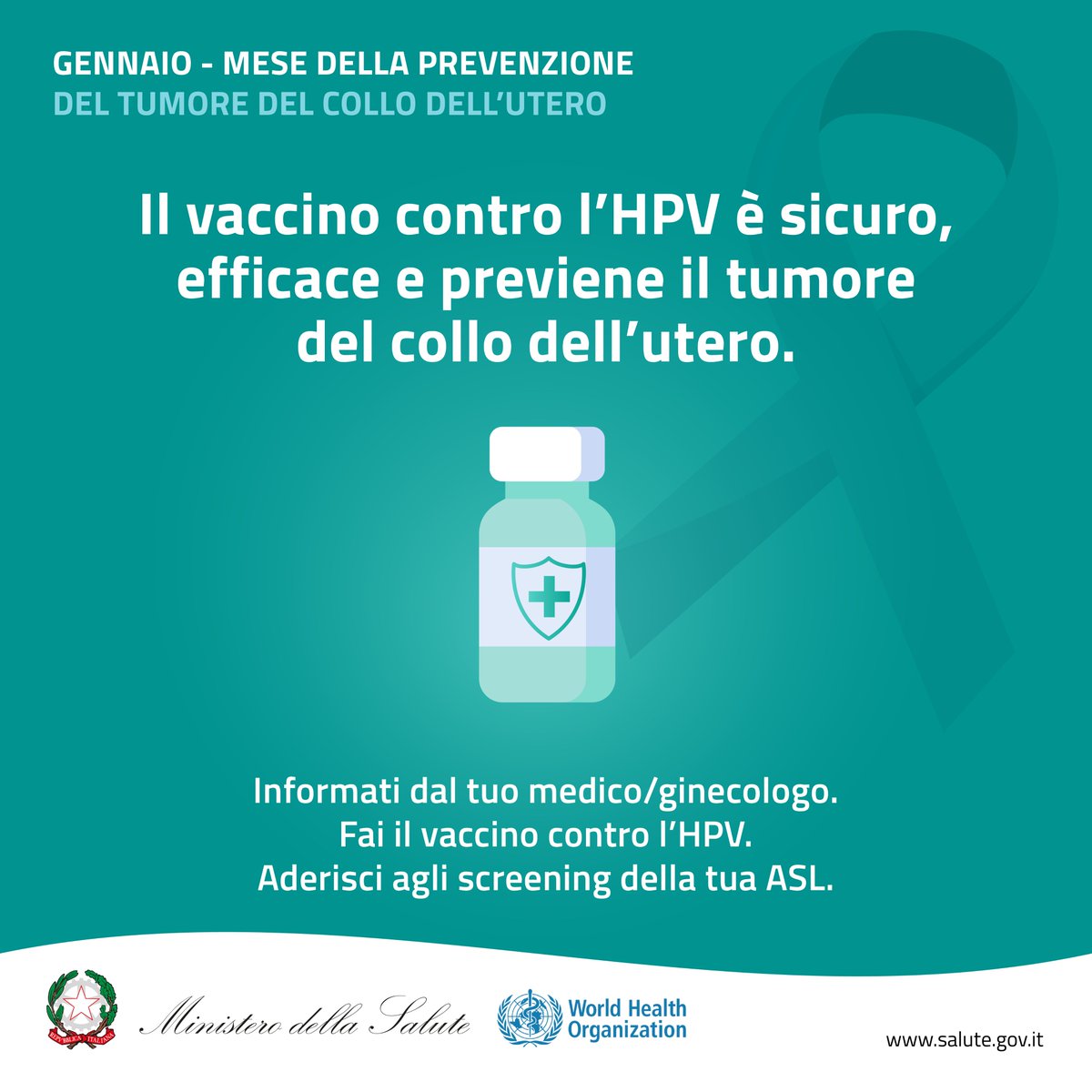 💉Il vaccino contro l’#HPV è uno strumento fondamentale per prevenire la maggior parte delle forme tumorali causate dal virus.
✅È raccomandato e gratuito per le ragazze e i ragazzi dagli 11 anni.
🔍bit.ly/VaccinazioniAd…