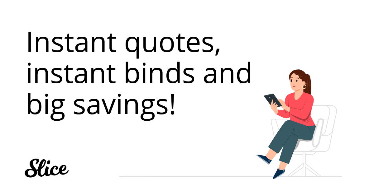 Become a distribution partner with Slice and give your agents access to instant quotes, instant binds and big savings for Contractors General Liability and Workers’ Comp. Learn more --> hubs.li/Q01yX2vM0

#Insurance #InsuranceAgent #insurancequote #insurtech #insuretech