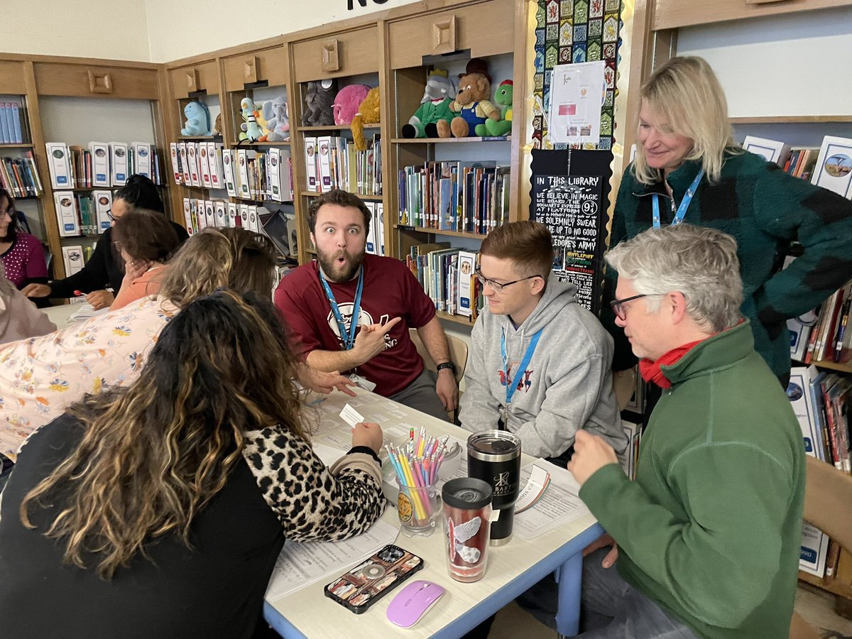 OES teachers actively engaged in math PD this morning!  Great job <a href="/Kim_Bley/">Kim Bley</a> and <a href="/MrsReynoldsBCPS/">サッカー馬鹿-9⚽</a>!