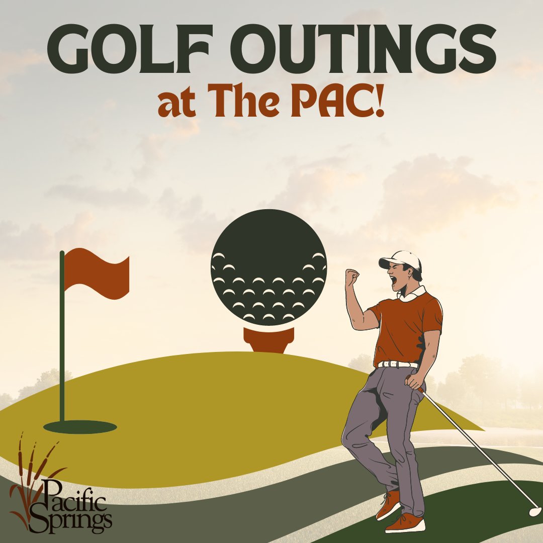 Golf Outings at Pacific Springs can't be beat!
Plan yours today! 👉 bit.ly/3ZlPTbQ

#PacificSprings #LUGolf