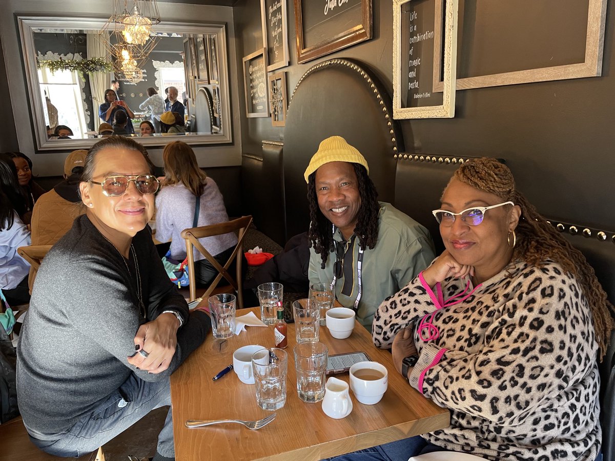 So many great filmmakers at our Sundance Filmmaker brunch today! ⁦<a href="/BirdRunningH2O/">Bird Runningwater</a>⁩ ⁦<a href="/misscortes/">Lisa Cortés</a>⁩ ⁦<a href="/RogerRossWill/">Roger Ross Williams</a>⁩ to name just a few!