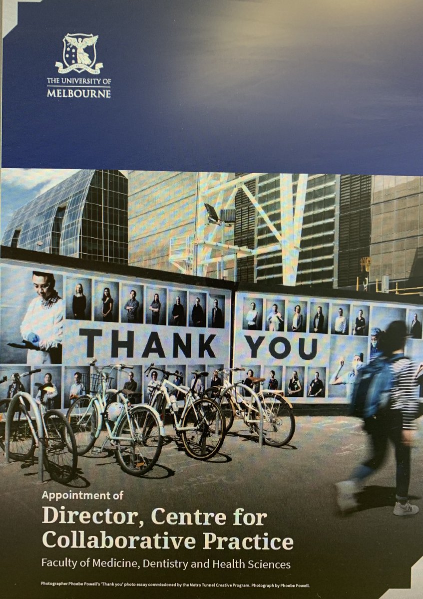 Elizabeth Molloy (@emolloy1) on Twitter photo We are advertising for a Director and Professor, Centre for Collaborative Practice ā¦<a href="/UniMelbMDHS/">UniMelb MDHS</a>ā©. Reimagining health workforce and student curriculum. And a great team to work with -important as we know!
jobs.unimelb.edu.au/caw/en/job/911⦠We are advertising for a Director and Professor, Centre for Collaborative Practice ā¦<a href="/UniMelbMDHS/">UniMelb MDHS</a>ā©. Reimagining health workforce and student curriculum. And a great team to work with -important as we know!
jobs.unimelb.edu.au/caw/en/job/911ā¦
