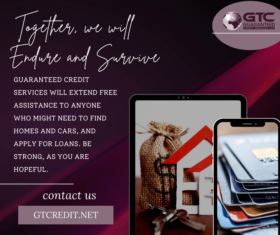 GTCreditnet's tweet photo. You might need to find homes and cars, and apply for loans?
GUARANTEED CREDIT SERVICES will extend FREE assistance to anyone: https://t.co/aEPsQwHxXL
.
.
.
#gtcredit #GTC #creditservice #creditrepair #creditsolutions #Guaranteedcreditservices #financing #creditrestoration https://t.co/m3ae5mdkgR