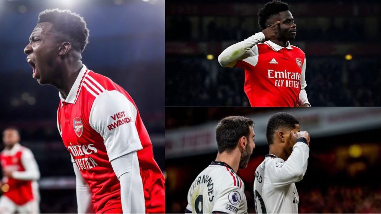 fallengiantz's tweet photo. ARSENAL 3-2 MAN UTD | A FallenGiantz derby review https://t.co/qphEw4umLF via @YouTube https://t.co/VUTTADJuev
