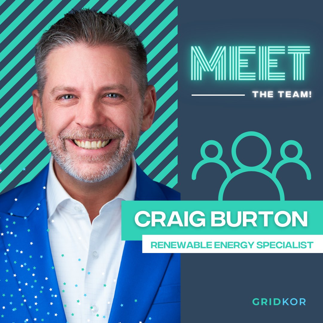 GridKor's tweet image. Meet our Renewable Energy Specialist, Craig Burton! 🌟

Read more about Craig&apos;s role with GridKor, his education, and his past roles here:
linkedin.com/feed/update/ur…

#gridkor #meettheteam