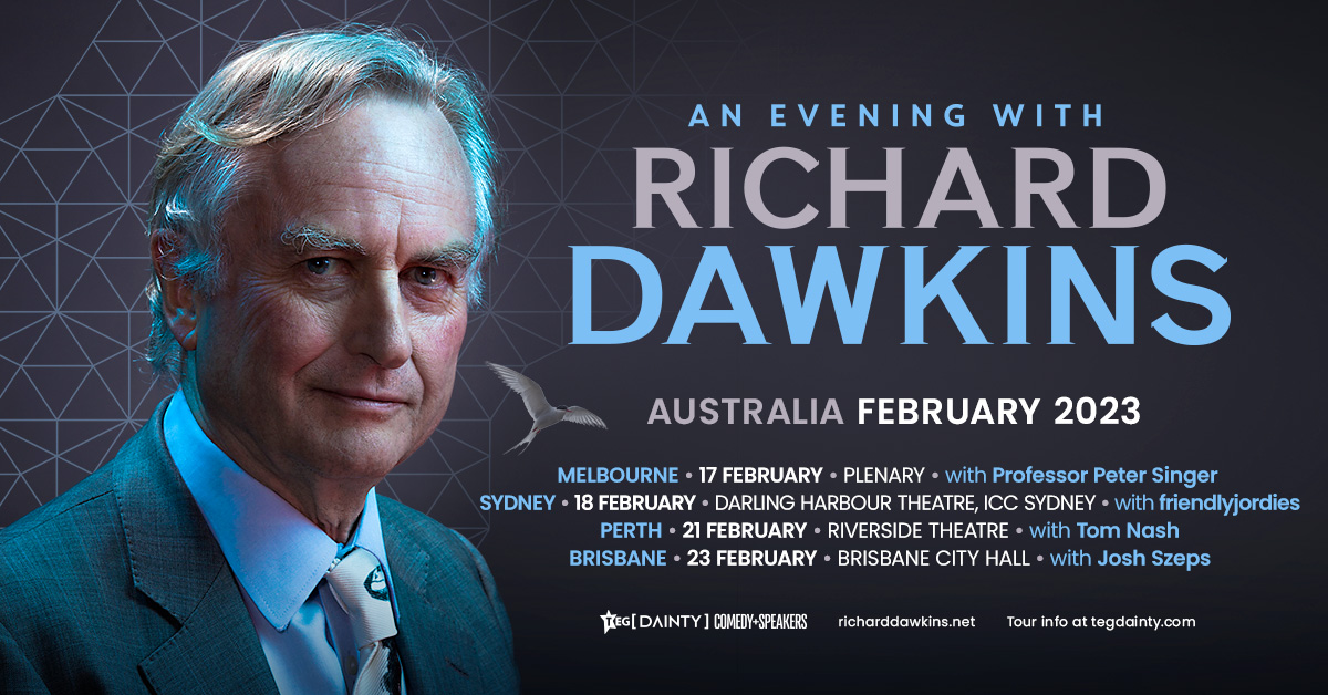 Richard Dawkins on Twitter "Looking forward to returning to Aus & NZ