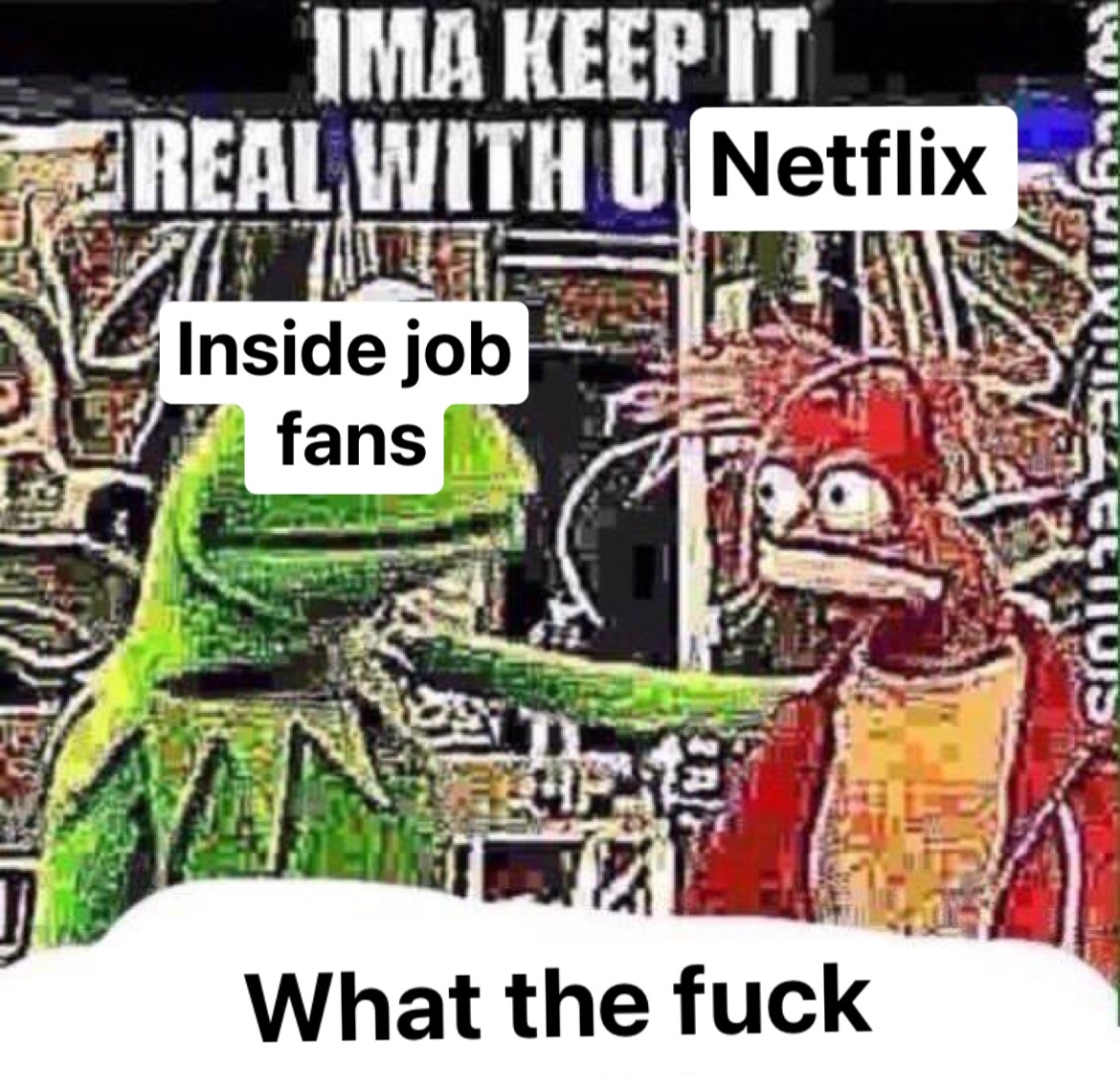 PumpkinWake's tweet photo. @netflix Oh look how fun! I love banks what with their vaults… so like I guess just ROLLING WITH THE VIBES HERE you’re posting a lot of new season promo… hmmm so like Season 2 inside job also premiering yes? Like you promised yes? 👁👄👁🫵 https://t.co/y4SlGHKYV9