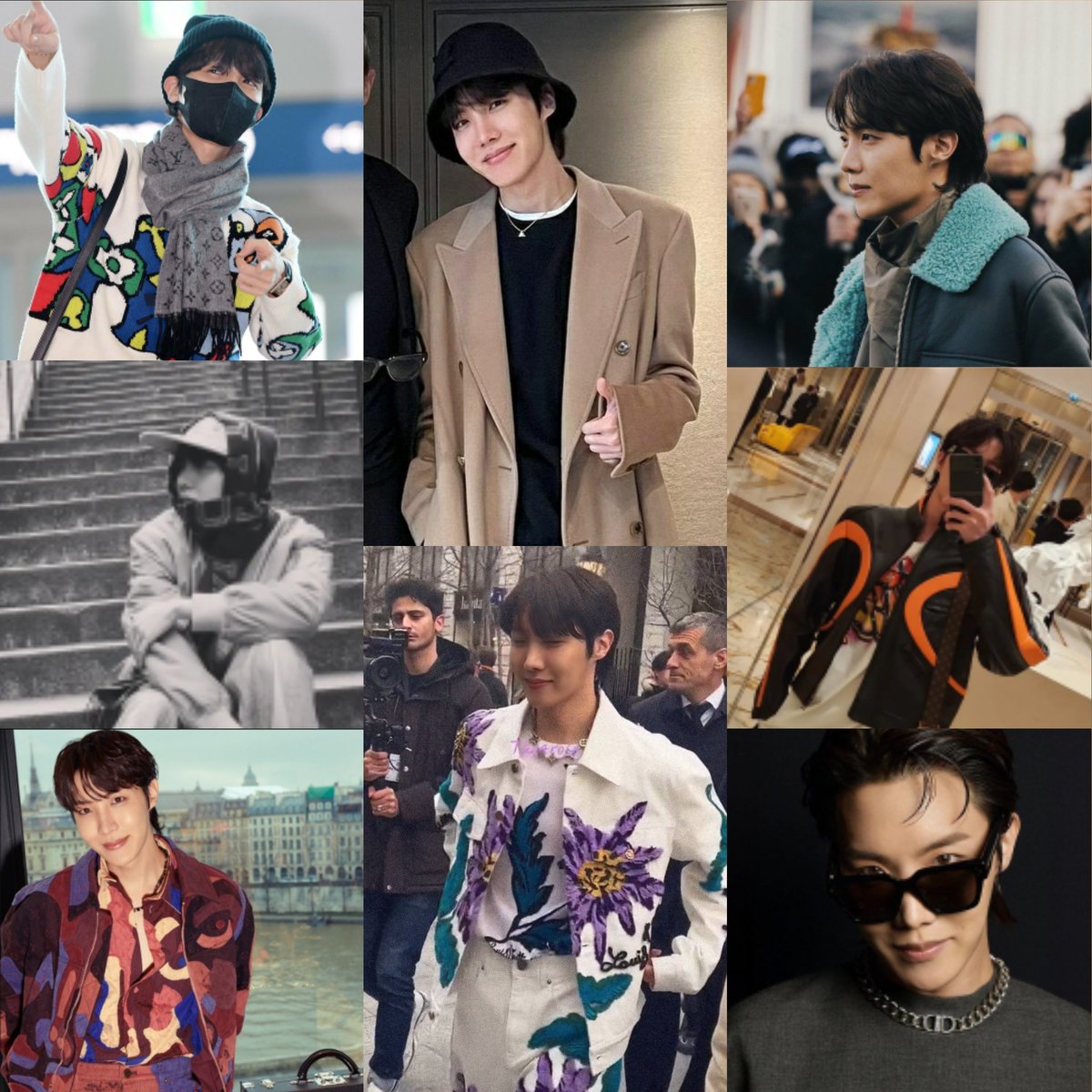 perfection 🔥
#jhopeTheMVPOfFashionWeek 
#jhopeXLouisVuitton 
#jhopeXHermès 
#jhopeXDior 
#jhopepavedtheway 
FASHION ICON JHOPE🌟