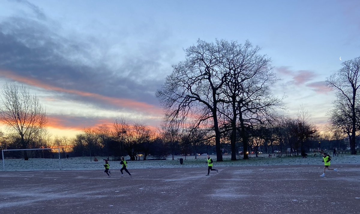 Our runners haven’t been put off by the frosty mornings!
