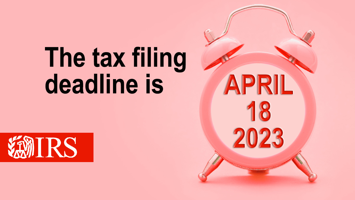 IRSnews on Twitter: "#IRS has kicked off the 2023 tax filing season. This  year, the tax deadline is April 18, 2023 for most people. Gather all  information you need to prepare a