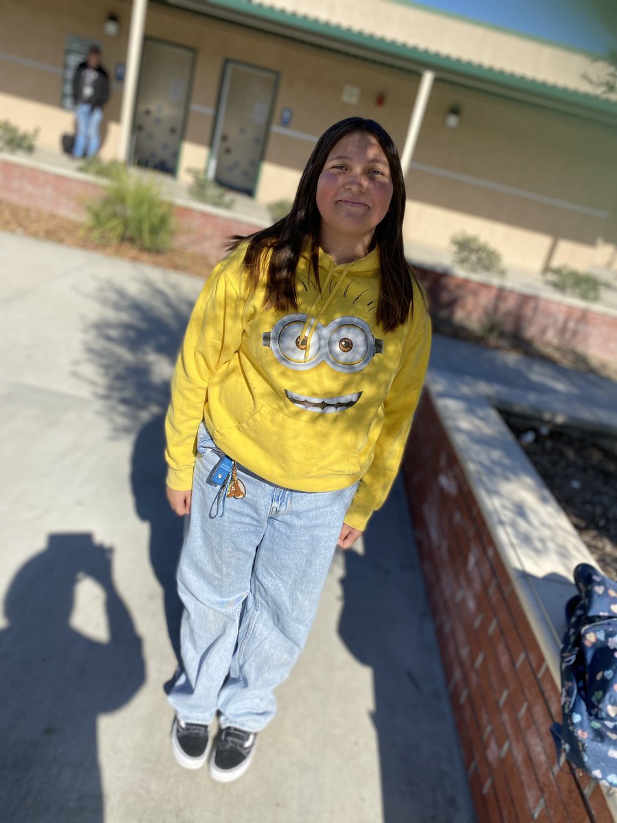 It’s Minion Spirit Day at Wiltsey! Love our school spirit!