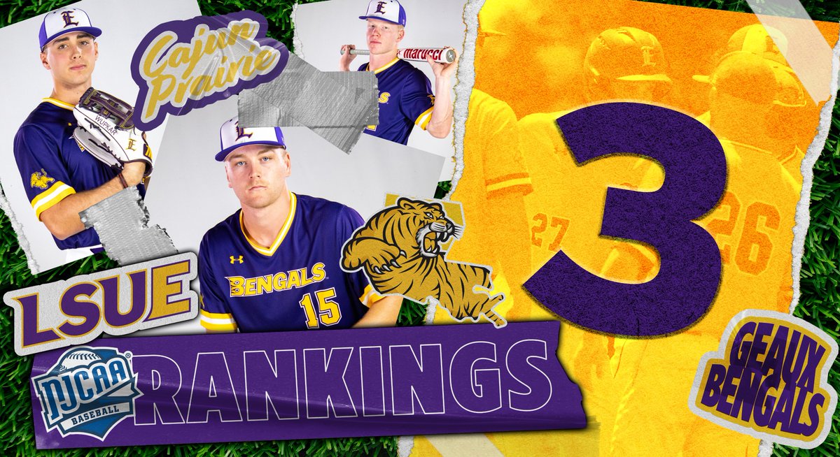 LSUEBengalsBSB's tweet photo. The journey begins this week! LSU Eunice checks in at number three in the preseason @NJCAABaseball polls.  You can see this year's Bengals kick off the season Friday against North Lake. Schedule details in link.

#DDCS
#GeauxBengals

https://t.co/kj5HangdGT https://t.co/6TcZm0NbBd