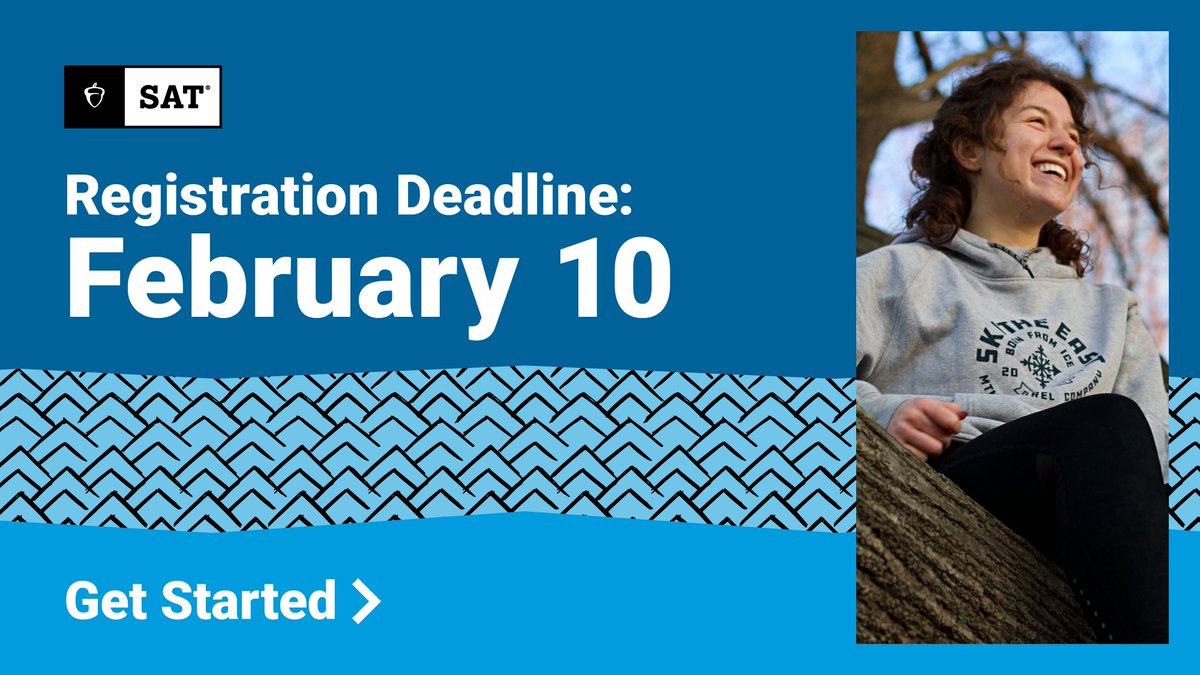 📆 Students in the U.S. have until February 10 to register for the March 11 SAT. spr.ly/60193wPwz