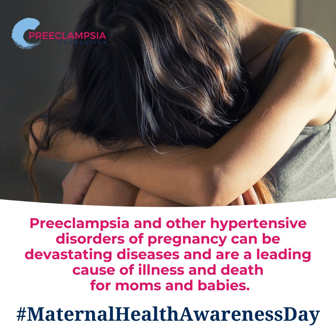 #preeclampisa and other hypertensive disorders of #pregnancy can be devastating diseases and are a leading cause of #maternalillness and #maternaldeath and #infantilless #infantdeath #MaternalHealthAwarenessDay