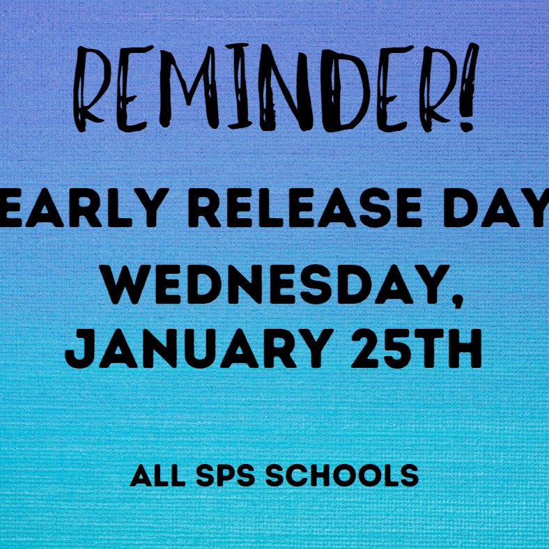 Salem Public Schools on Twitter "A reminder that this Wednesday is a
