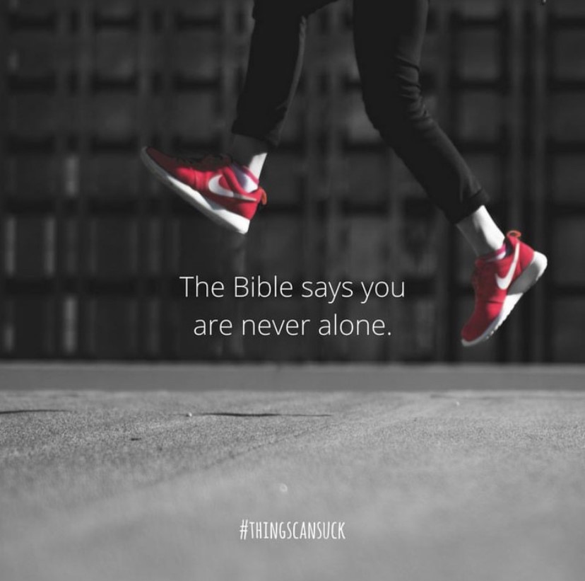 thingscansuck's tweet image. The Bible says you are never alone.  God is always with you to provide help and comfort.  You can turn to him for help whenever you want, wherever you are.  
The Landing
Tuesdays @ 7pm
@nhclorton, 8905 Ox Road, Lorton, VA
thingscansuck.com