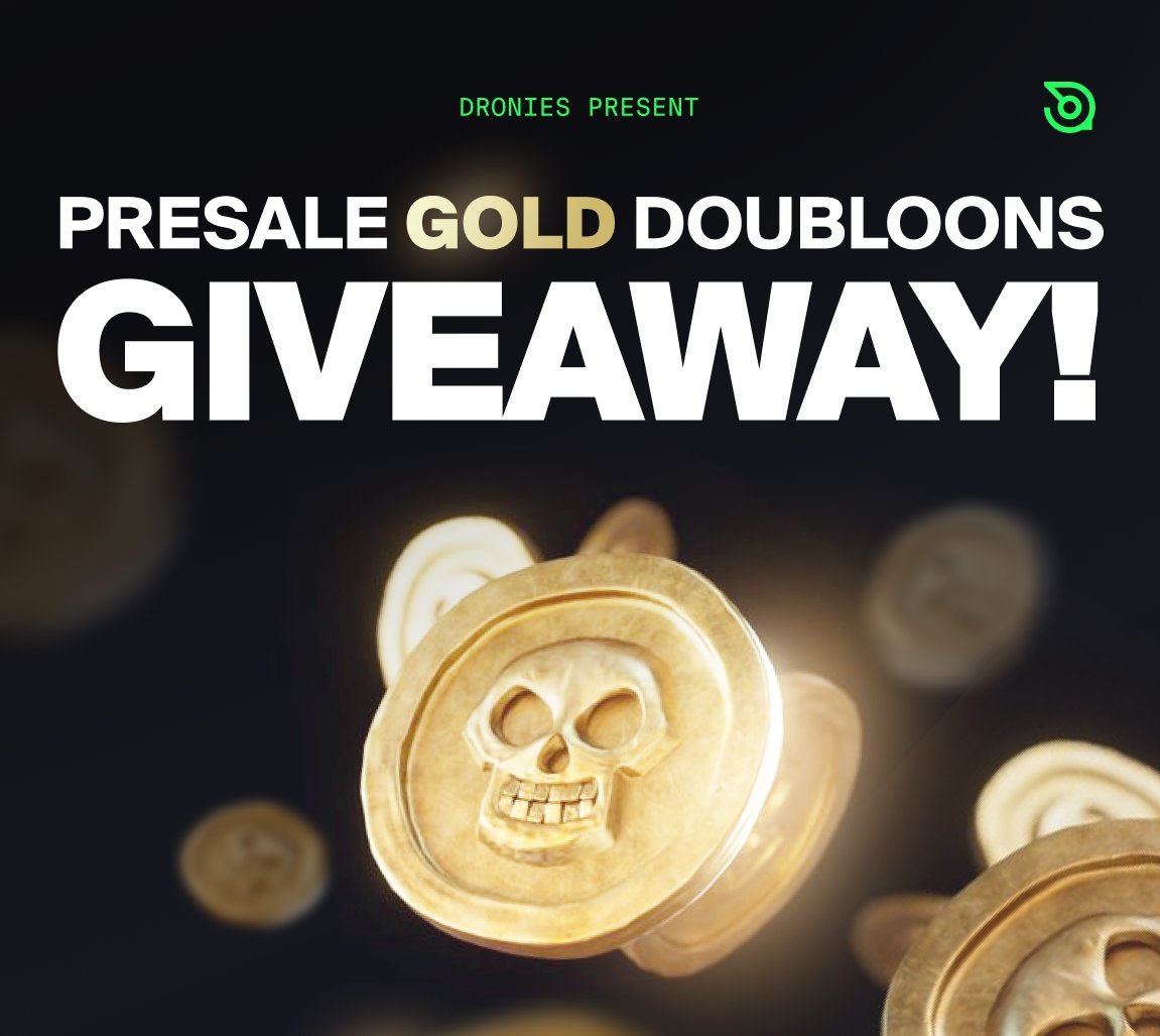 Avast Ye! We have 3 more GOLD presale spots for <a href="/LiquidCapNFT/">Serkan Yıldız </a> doubloons to give away. This be yer last chance to win these on Twitter, so make sure to get in while ya can!

- Follow <a href="/DroniesNFT/">Dronies</a> &amp; <a href="/LiquidCapNFT/">Serkan Yıldız </a>✅
- Like💚 &amp; Retweet🔃 this post

24 hrs, Good Luck!