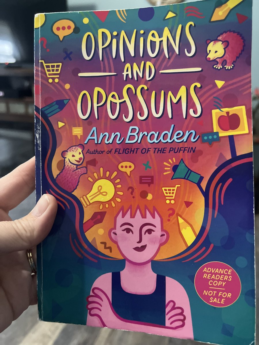 📚📫Book Mail!!📚📫 
This cover!  I am looking forward to discovering Agnes’s questions and if she finds the answers she desires! #bookposse @annbradenbooks @nancyrosep @penguinkids #OpinionsandOpossums