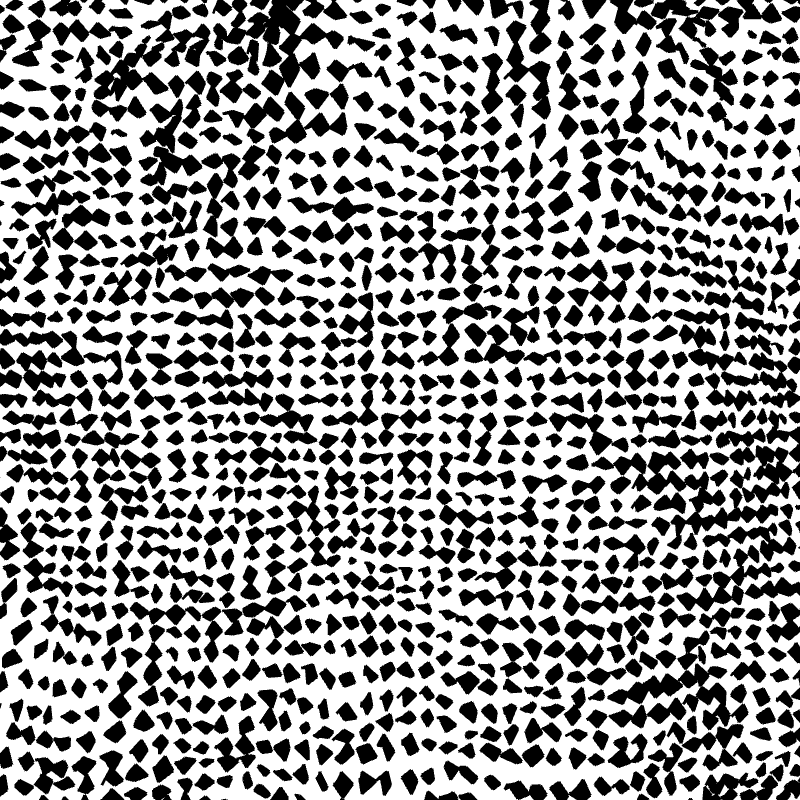 WiseWi11's tweet photo. Used 3d noise to create this distortion pattern #genuary #genuary2023 #genuary23 #p5js https://t.co/PuDv13ygUK