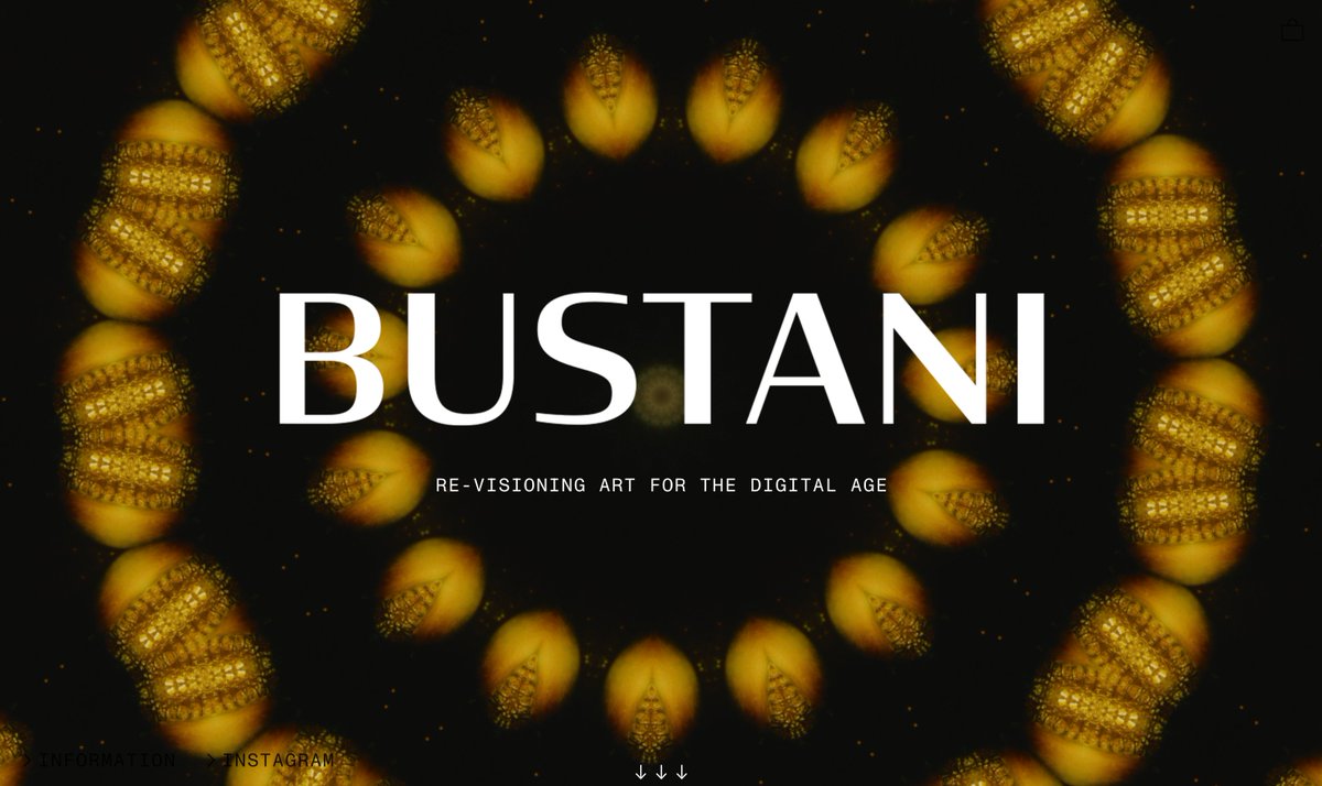 Introducing Bustani Gallery, an online NFT &amp; print gallery featuring works from a variety of artists 🧵 

bustani.gallery