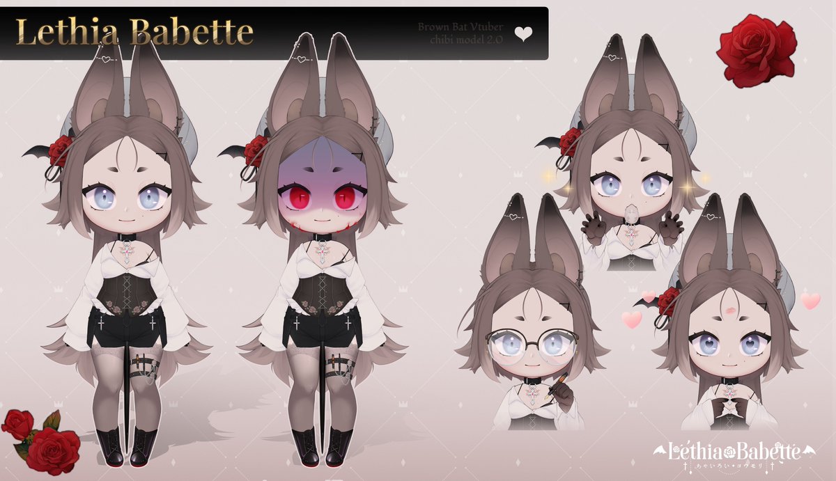 LethiaBabette's tweet photo. 𓆩𝐋𝐞𝐭𝐡𝐢𝐚 𝐁𝐚𝐛𝐞𝐭𝐭𝐞𓆪 
ちゃいろい  コウモリ ∙ King of Dracky
Brown Bat〵Vampire  ✞  from the 16th century | Vtuber

🎨ꜰᴀɴᴀʀᴛ ᴛᴀɢ: ⌠ #LettiART ⌡
 ⤹ #LethiaBabette | #VTuberUprising | #Battuber

     ⋯⋯ ୨୧ ⋯⋯
⇩   ʟɪɴᴋꜱ ʙᴇʟᴏᴡ   ⇩ https://t.co/3Zi3O7EM4y