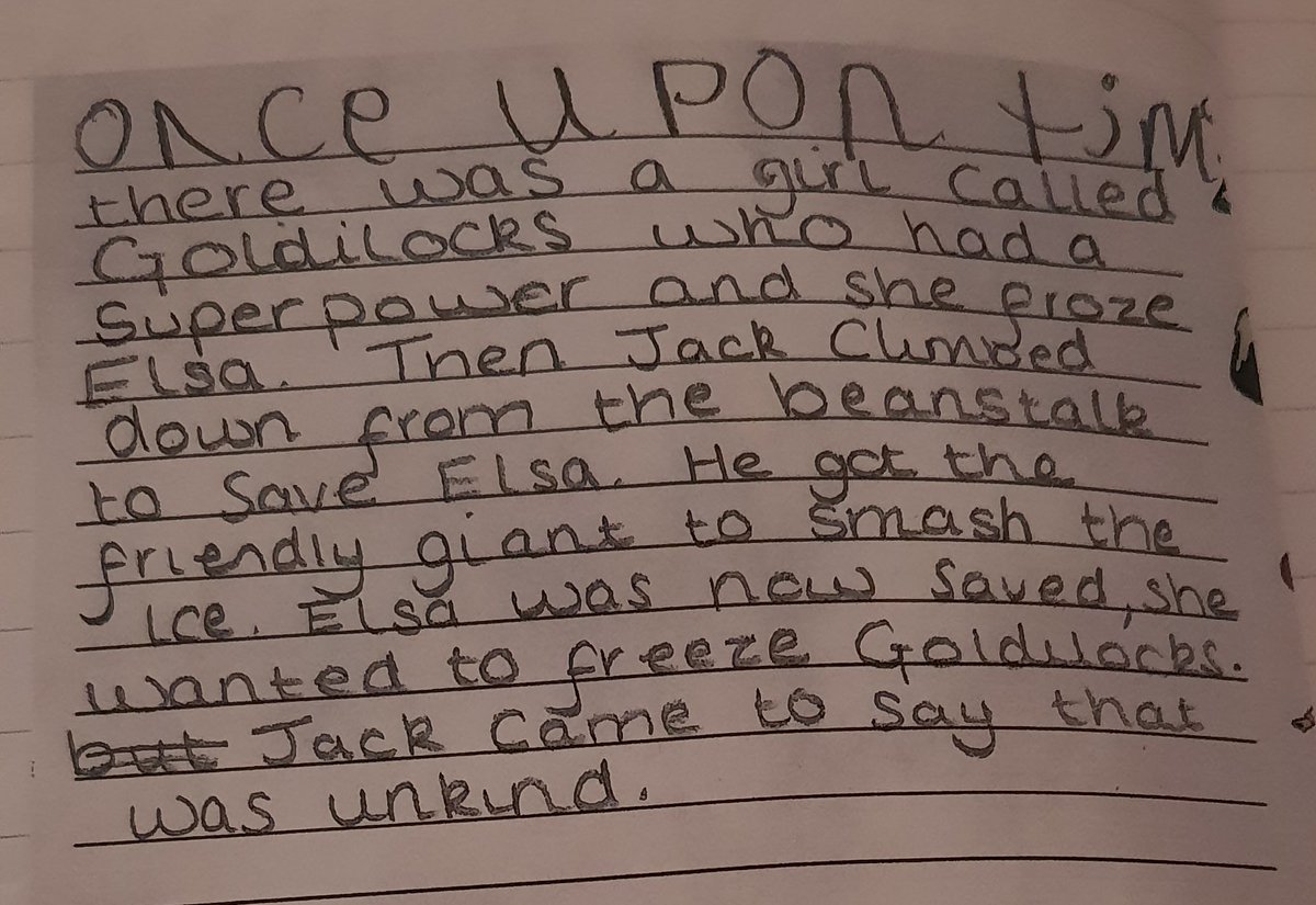 MissScrubyNHP's tweet image. We have been mixing up different fairy tales to create our own stories.