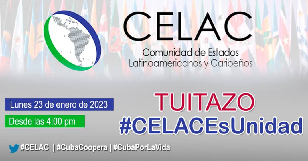 SuselyMorfaG's tweet photo. Participa!!!👇🏻👇🏻👇🏻❤️
#CELAC #CubaCoopera🇨🇺 #CubaPorLaVida
#CELACEsUnidad
@DiazCanelB @DrRobertoMOjeda @MMarreroCruz @RPolancoF @mariofsabines @IzquierdoAlons1 @gpppmatanzas https://t.co/2MpkNDZRdC