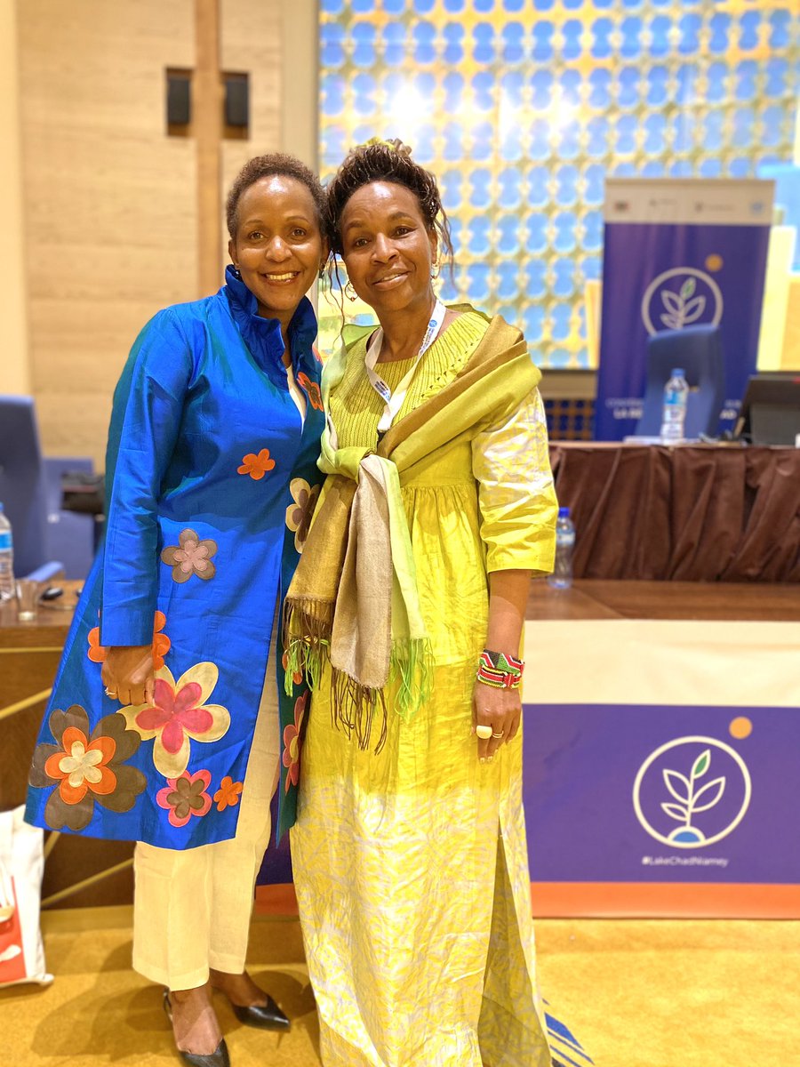 WanjaKaaria's tweet photo. Honored to meet Ms Joyce Msuya @JoyceMsuya - Assistant Secretary-General for Humanitarian Affairs &amp; Deputy Emergency Relief Coordinator @OCHA, on the margins of the 3rd Lake Chad Basin Forum in Niamey. 

@WFP delegation is led by Dep Regional Director, Ms Margot Vanderveleden,👇🏾 https://t.co/Sf56yaaZz8