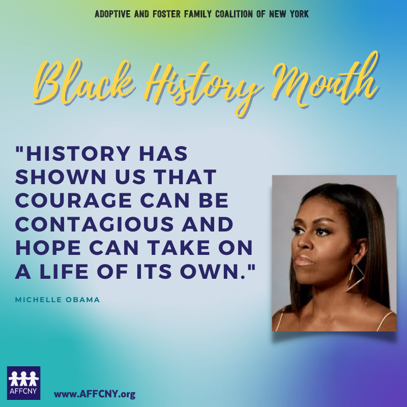 AFFCNY's tweet photo. "History has shown us that courage can be contagious and hope can take on a life of its own." Michelle Obama
#BlackHistory happens all year long. To be seen as an ally; we MUST be committed to amplifying stories outside of #BlackHistoryMonth. #NotJustOneMonth https://t.co/MgOaS0l4v9