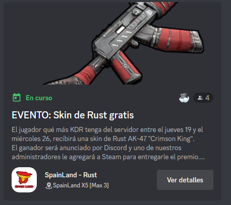 SpainLand_'s tweet photo. Estamos regalando una skin a la persona que haga más kills en el servidor x5 https://t.co/ouMnuoVz1o
client.connect 79.143.89.15:28015 pasting it in the f1 console https://t.co/ZGXduvzx1k