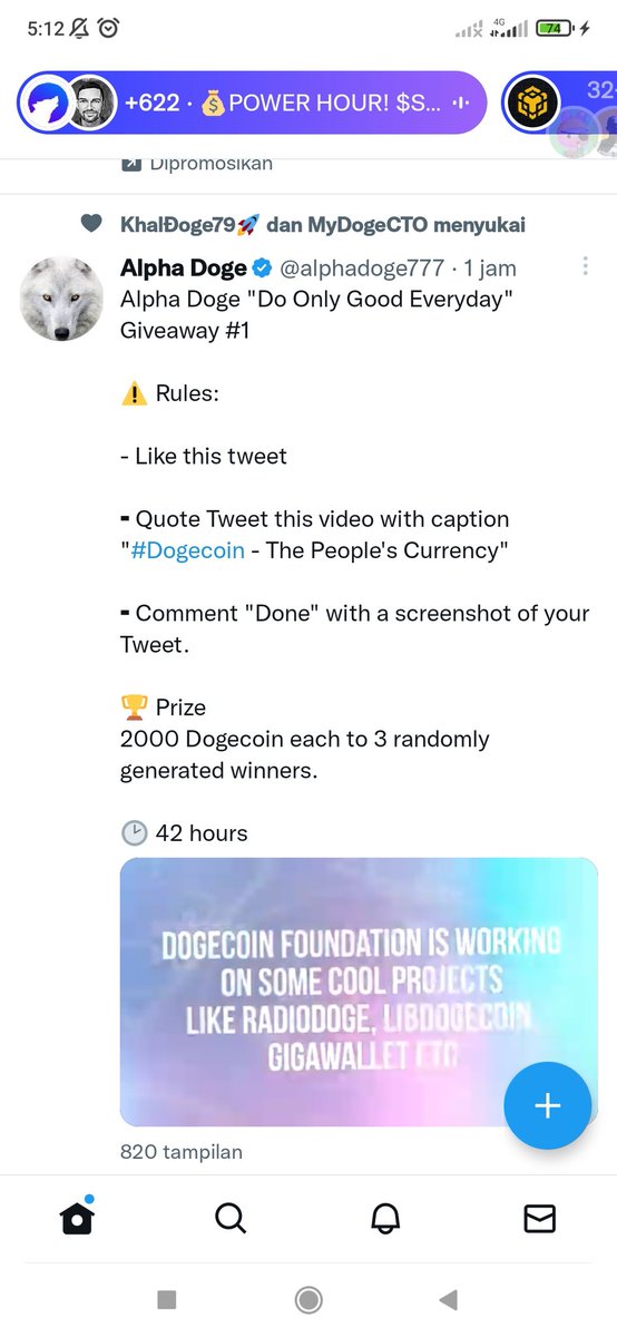 AlbertoSay2's tweet photo. @alphadoge777 Done
#dogecoin https://t.co/3DfK7EQT98