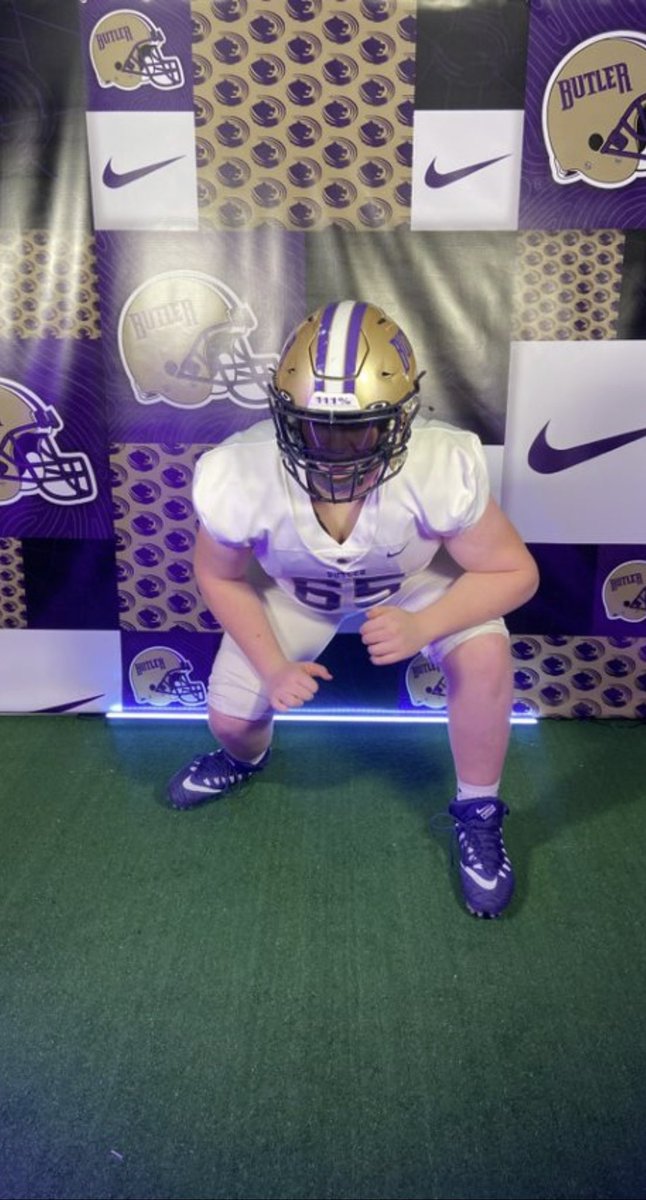 100% committed! Can’t wait to get to work! 🐻🟣<a href="/CoachBVignery/">Brice Vignery</a> <a href="/CoachH_OL/">Coach Nate Haremza</a> <a href="/ButlerGrizzlyFB/">BUCO Football</a>