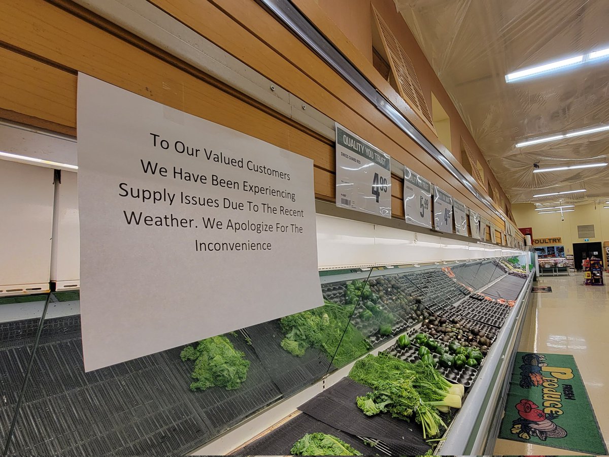 The storm seems to hit hard...

5 pm today at Blackmarsh Dominion. #SupplyShortage