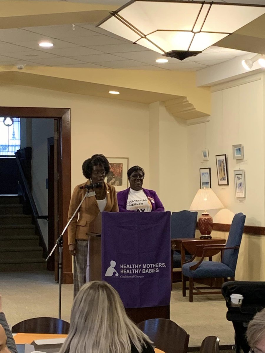 HMHBGeorgia's tweet photo. Thank you to all the maternal health advocates who joined our Advocate Partner Lunch for Maternal Health Awareness Day!We heard from some of our legislators and supporters on the importance of maternal and infant health in Georgia. #MaternalHealthAwarenessDay #MHAD https://t.co/yy4owWivx1