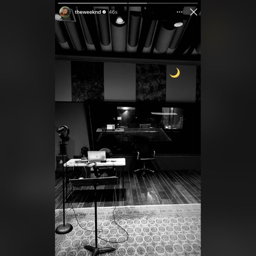 He’s cooking
