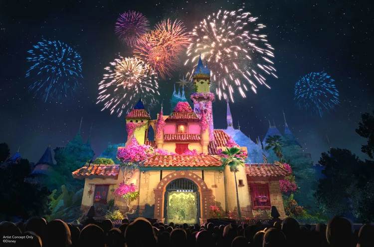 laughingplace's tweet photo. #MagicbandPlus, Viewing Areas, and a Flying #Baymax! Find out more about #WondrousJourneys at #Disneyland, debuting later this week as part of the #Disney100 festivities! https://t.co/i83DCFkQvL https://t.co/REDRK4jEXY