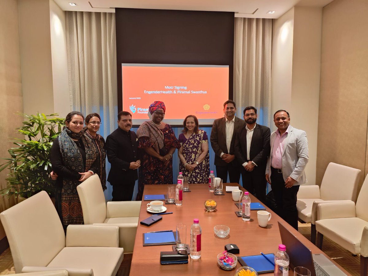 IBC_PF's tweet photo. @PiramalFdn (under @PiramalS) signed a Memorandum of Understanding (MoU) with @EngenderHealth to strengthen and advance #sexual and #reproductivehealth rights and #genderequality among India's tribal communities. https://t.co/Li5mYzLvbo