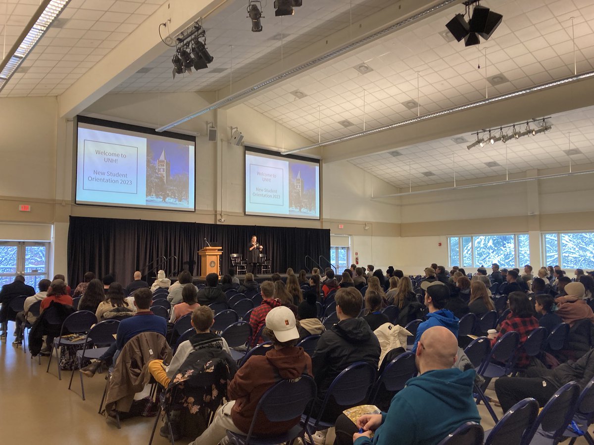 Welcome new <a href="/UofNH/">University of New Hampshire</a> students! A small, but mighty incoming class for Spring 2023.