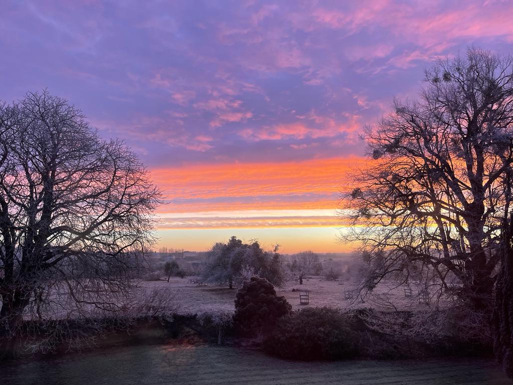 MadDogsglamping's tweet photo. A hoar frost at sunrise in our orchard yesterday morning, beautiful!
We started today on our #replanting programme, 120 new #cider apple & #perrypear trees, trad varieties
New life for this ancient #orchard, w/ thanks to @wyebeauty
#visitherefordshire #habitat #environment https://t.co/j6VxLOIxT3