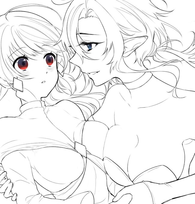 おっぱいギュってなってんの描くの好き 