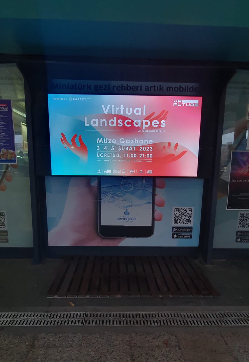 VRFutureNFT's tweet image. Our posters plastered all over the city of #Istanbul! Let’s go!